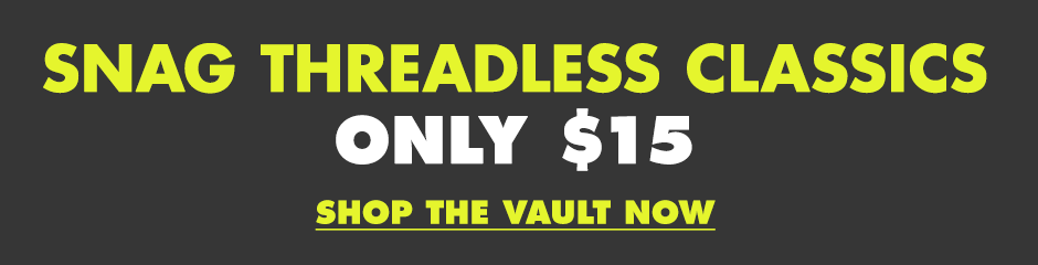Snag threadless classics only $15. Shop the vault now.